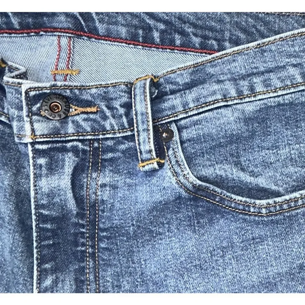 Levi's Skateboarding 511 Slim Fit Jeans Men 34x30 V-Stitch Hidden Rivet Durable